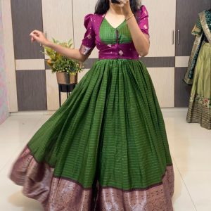 Super hit long gown with koti