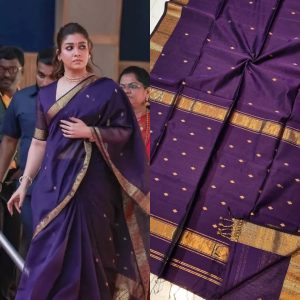 Maheshwari design cotton silk saree*