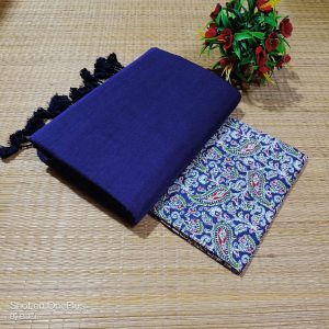 Plain Khadi Cotton Saree