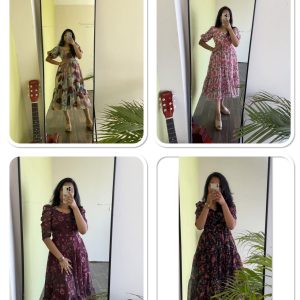 faux georgette maxi