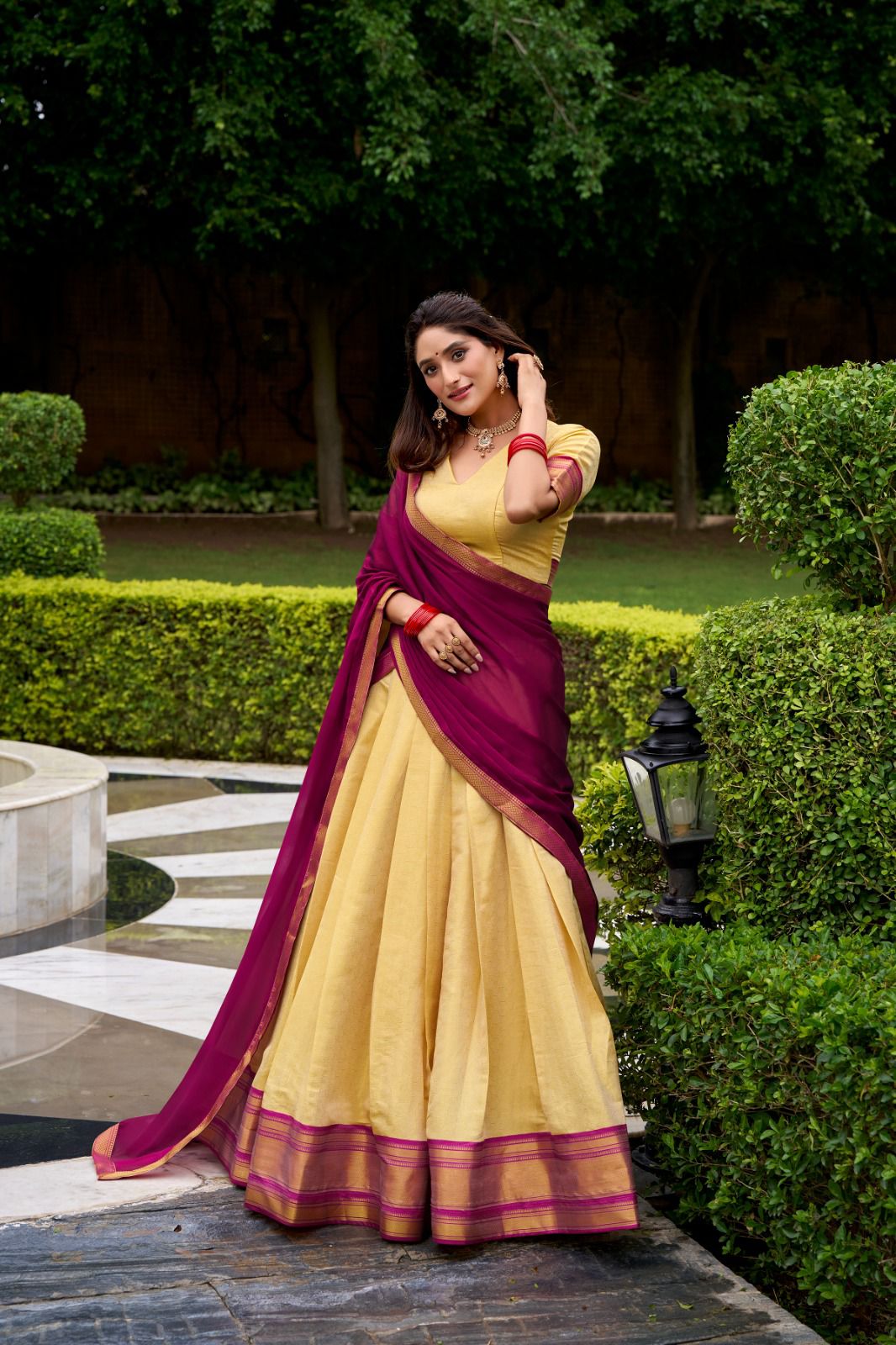 Stunning Half Saree - Image 7