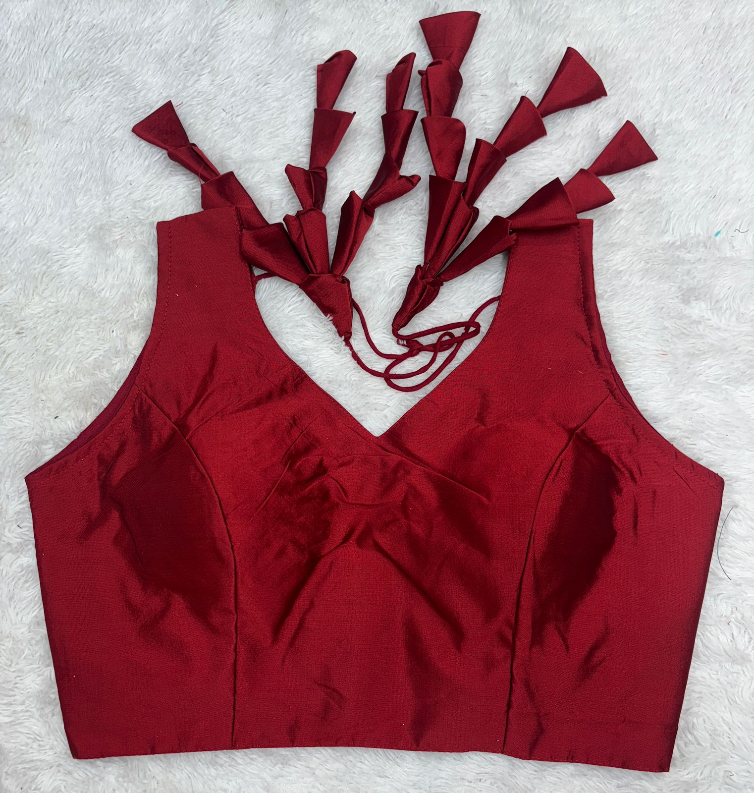 Raw Silk Blouse - Image 10