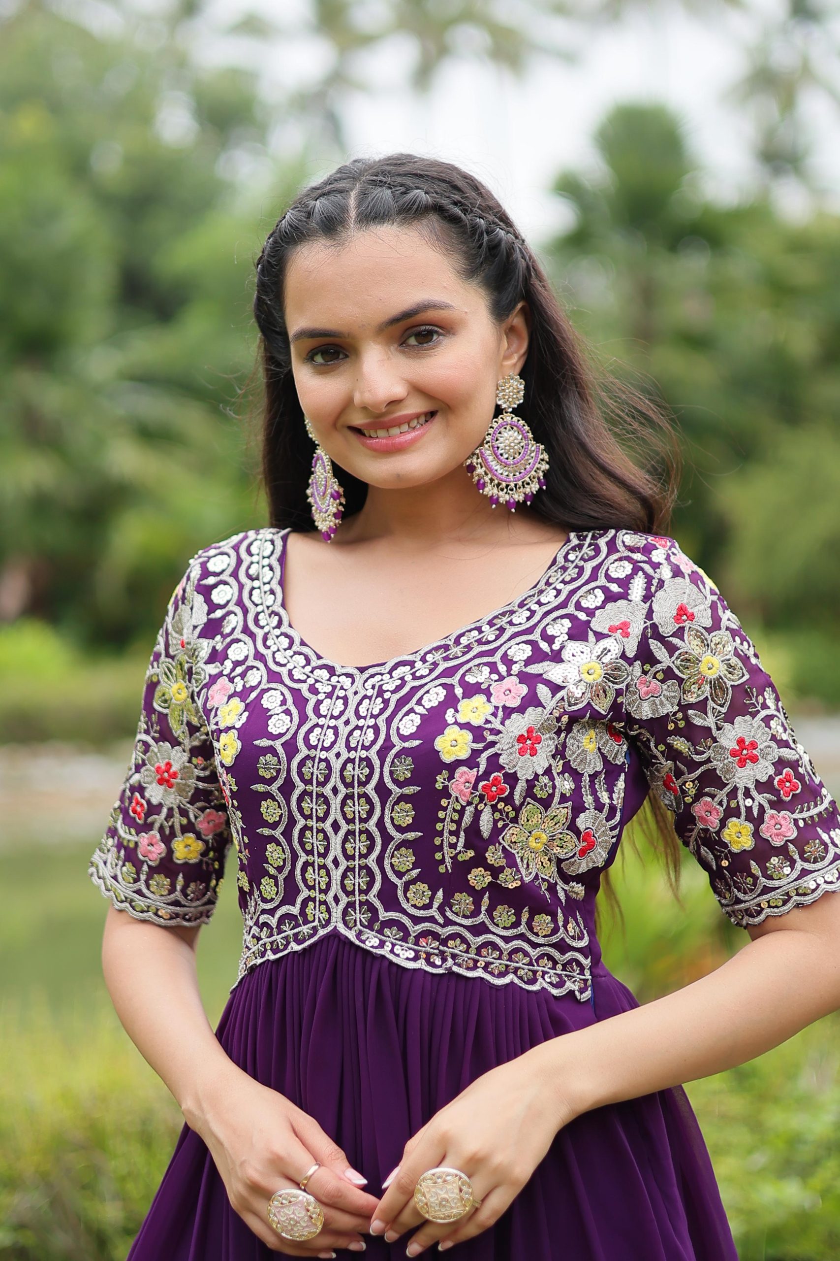 Designer Readymade Gown - Image 9