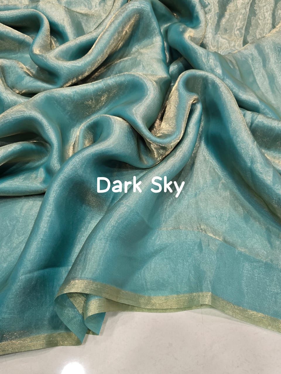 Space Soft Silk Saree - Image 8
