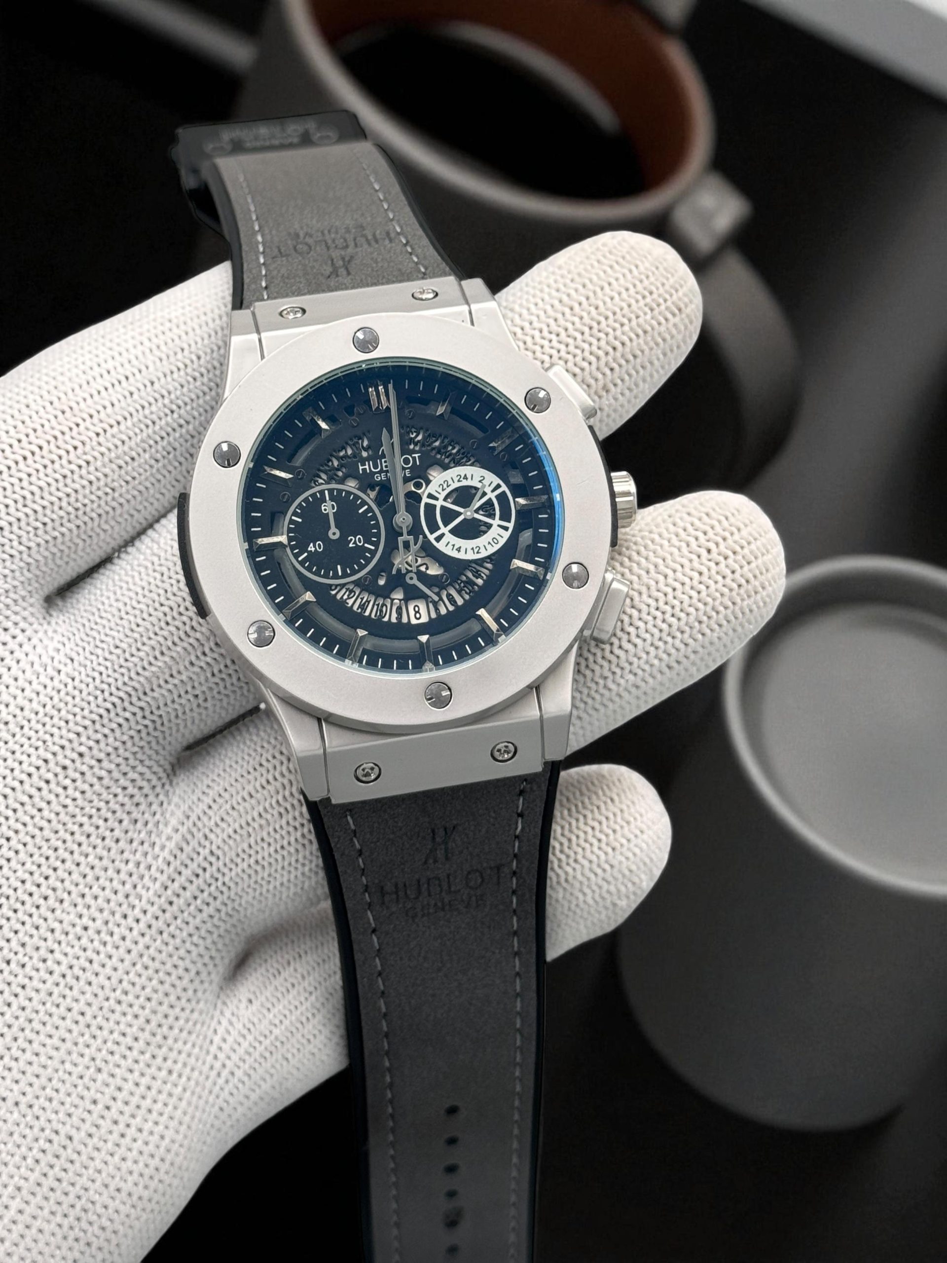 Hubolt Mens Date Working Watch - Image 4