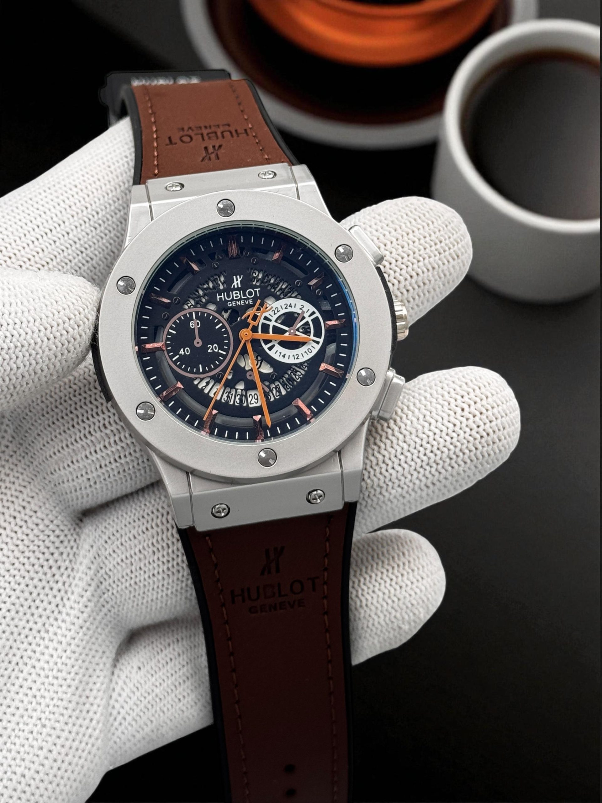 Hubolt Mens Date Working Watch - Image 2