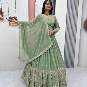 Embroidered Lehenga Choli