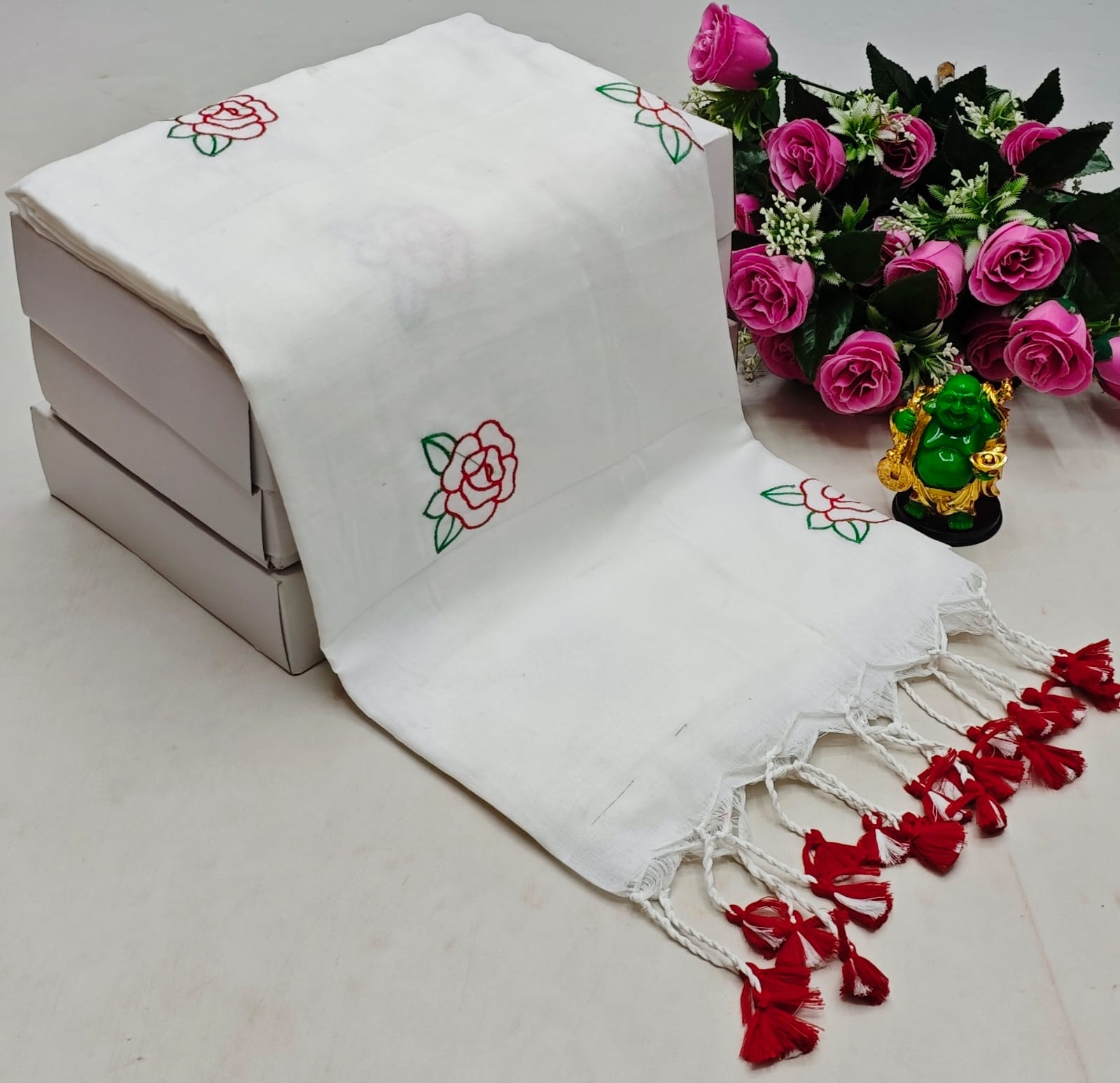 Embroidery workSaree - Image 3