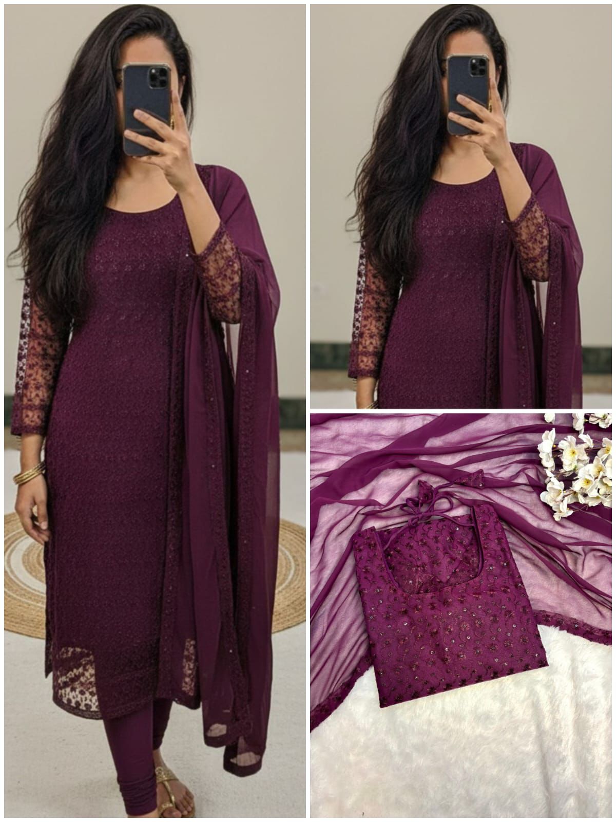 Elegant Kurti Dupatta Set - Image 14