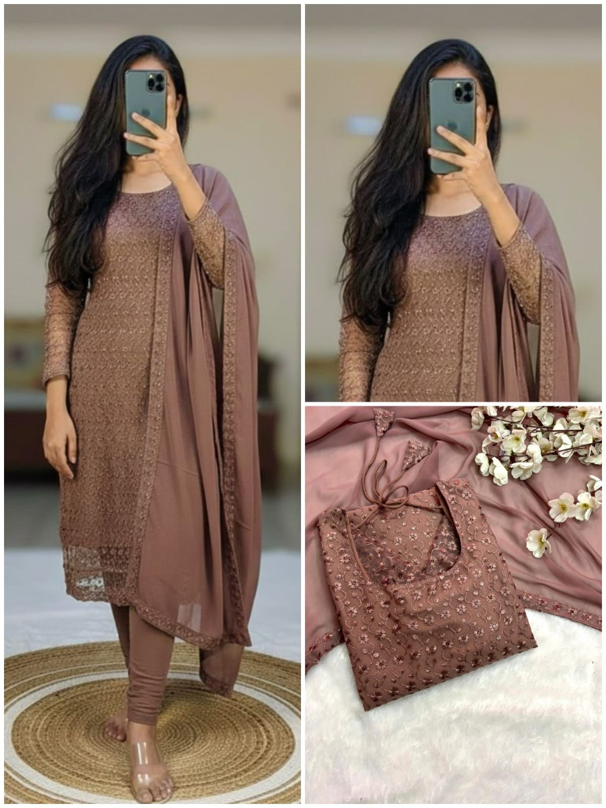 Elegant Kurti Dupatta Set - Image 3