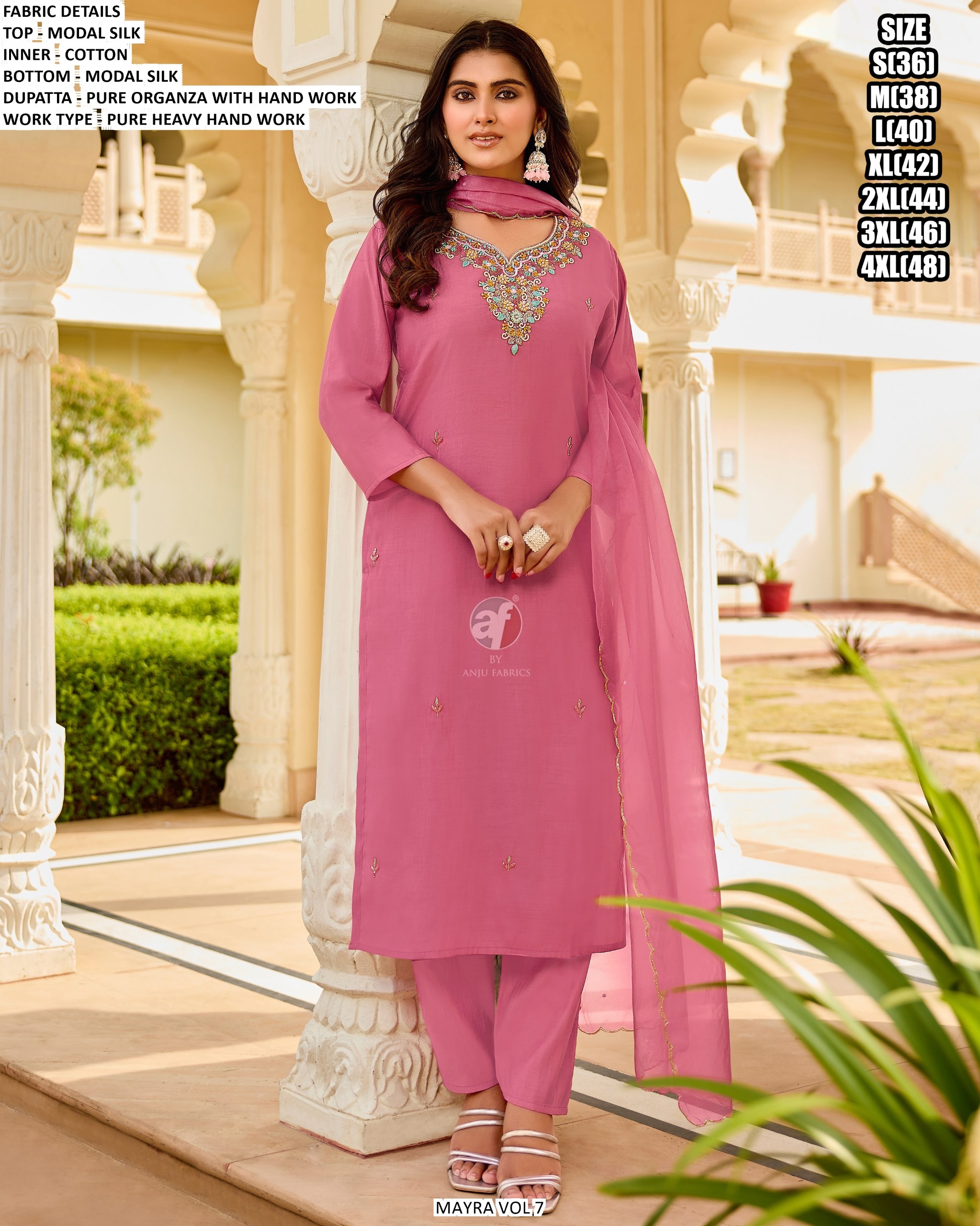 Designed Kurti, Pant, and Dupatta Set - Image 4