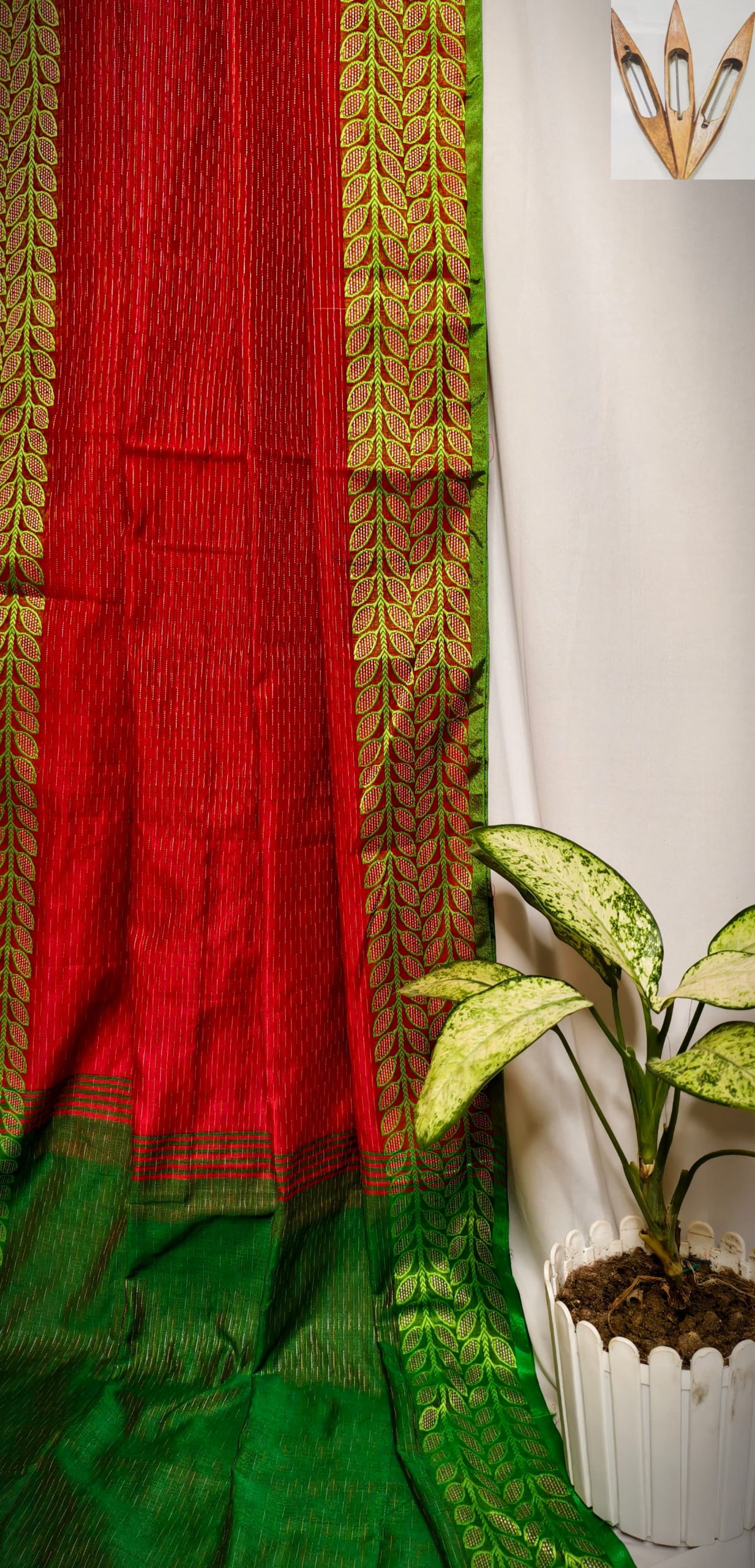 Soft Cotton Silk Handloom Saree - Image 27