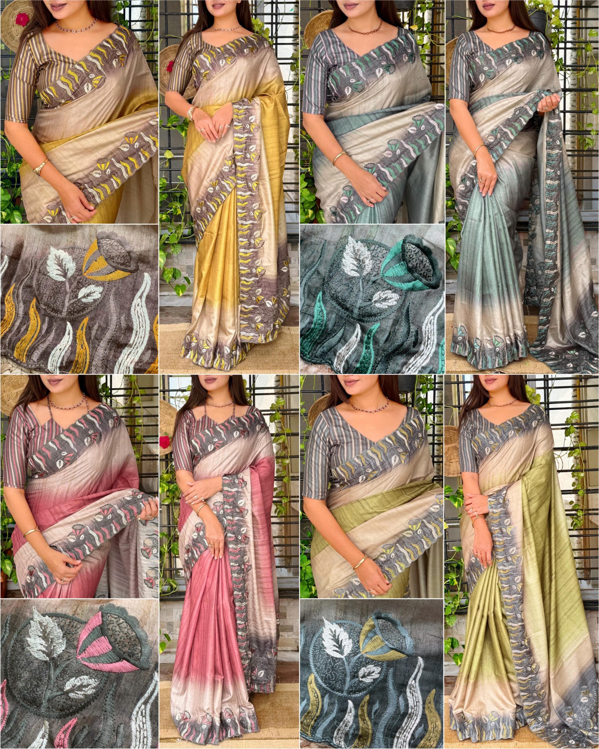 Suhani design tusser silk digital print saree - Image 6