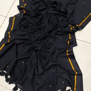 Self Mirror Mul Cotton Saree