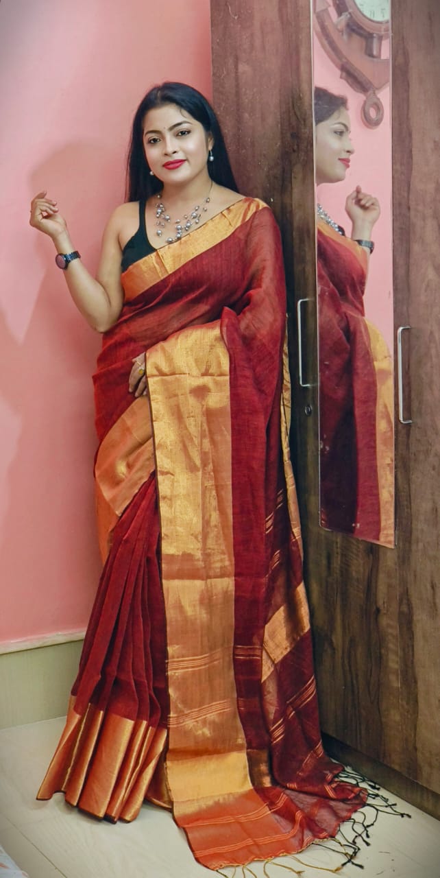 Linen by Linen saree - Image 13