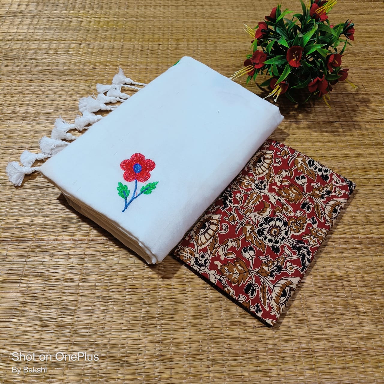Handloom khadi cotton saree - Image 25