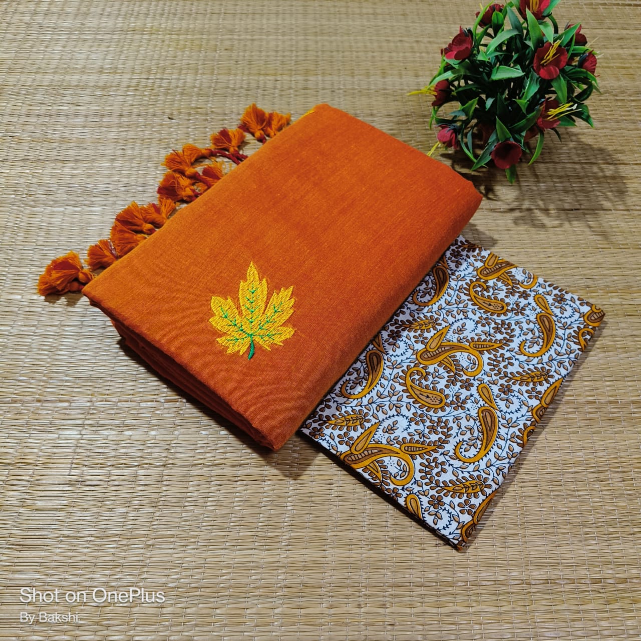 Handloom khadi cotton saree - Image 21