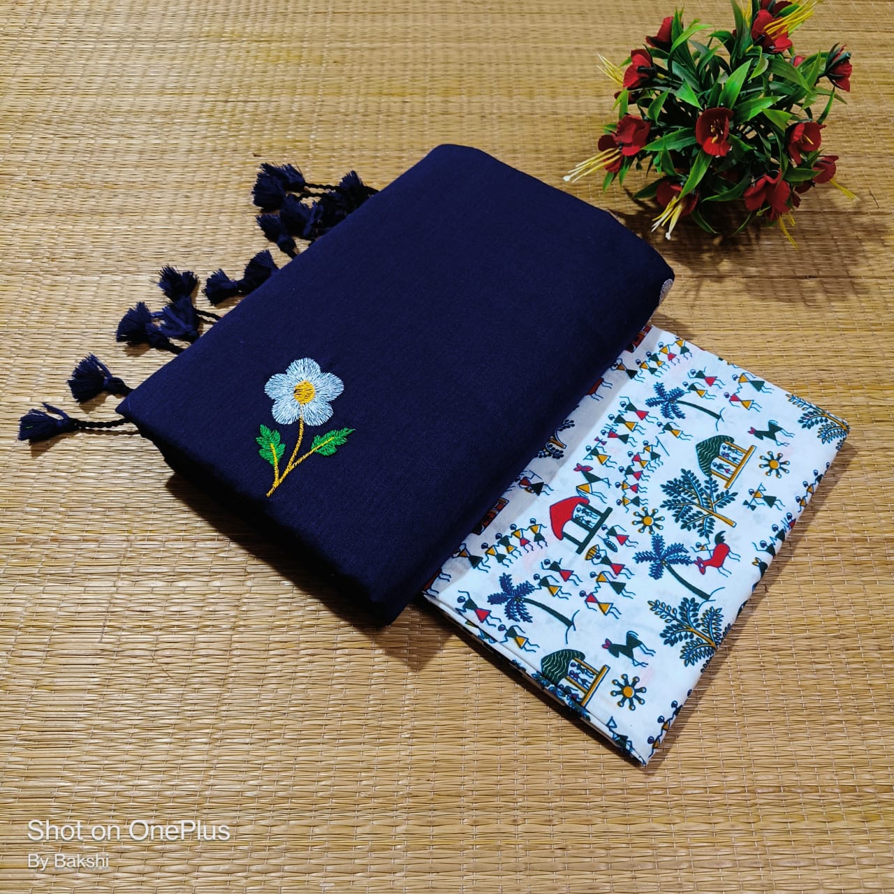Handloom khadi cotton saree - Image 8