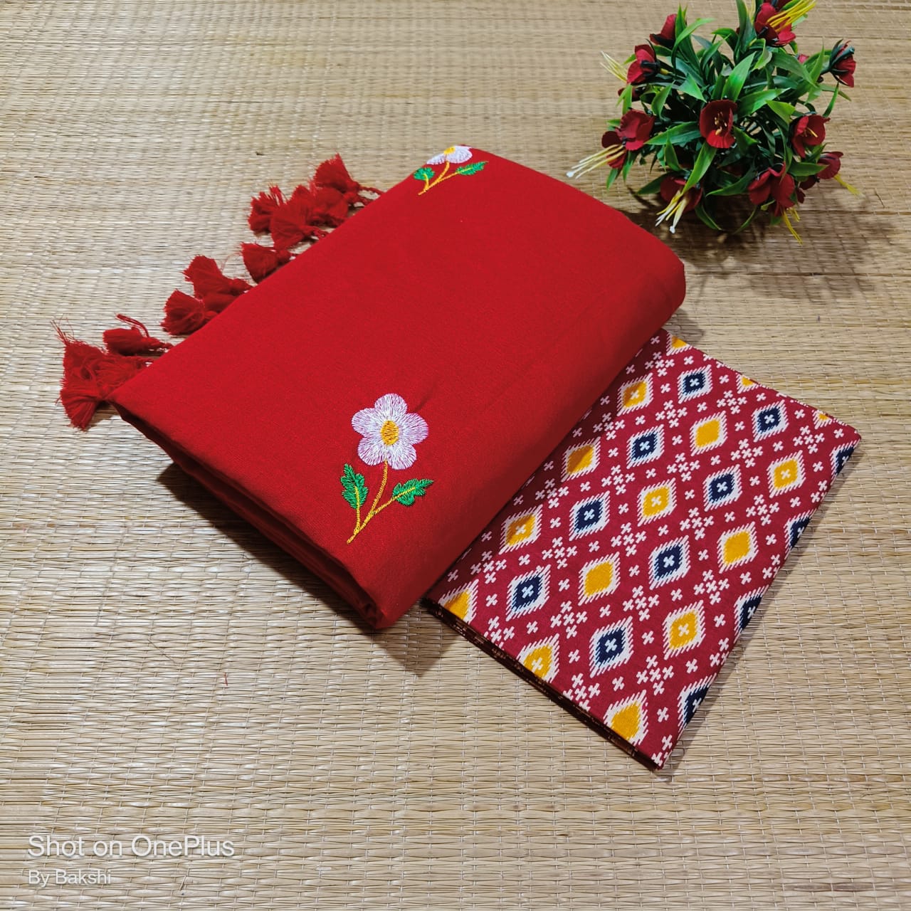 Handloom khadi cotton saree - Image 4