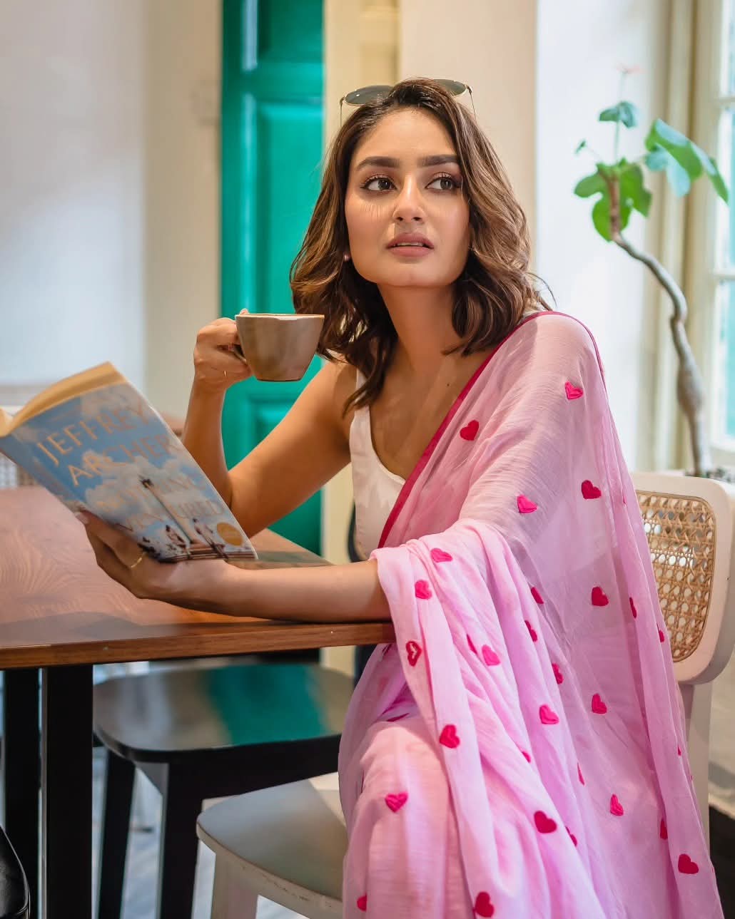 Handloom khadi cotton embroidery work saree - Image 10