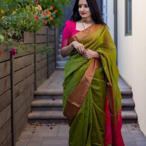Maheshwari cotton silk saree