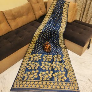 Premium Resham Dhakai Jamdani Saree