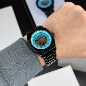 Armoni Exchnage Automatic Open Heart Gents Watch