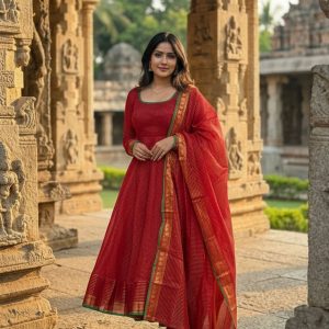 Kota Banarasi Jacquard Traditional Outfit