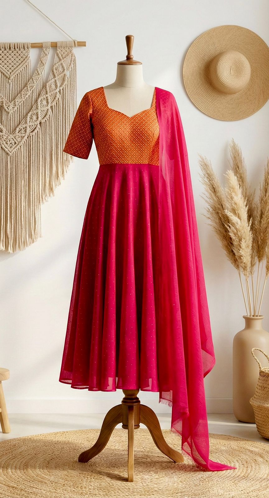 DIVA Sparkle Space Silk Anarkali Set - Image 12