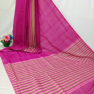 Mangalagiri Pure Handloom Cotton Langavoni Stripe Saree