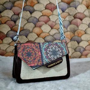 Cherles & Keth Vintage Broad Strap Sling Bag