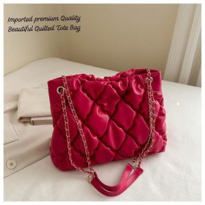 Offical Hc Pink Quilted Premium Tote Bag