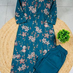 Sunshine Blooms Pure Cotton Floral Co-ord Set