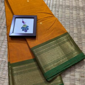 Midnight Pink Zari Royale — Limited Edition Thari Cotton Saree