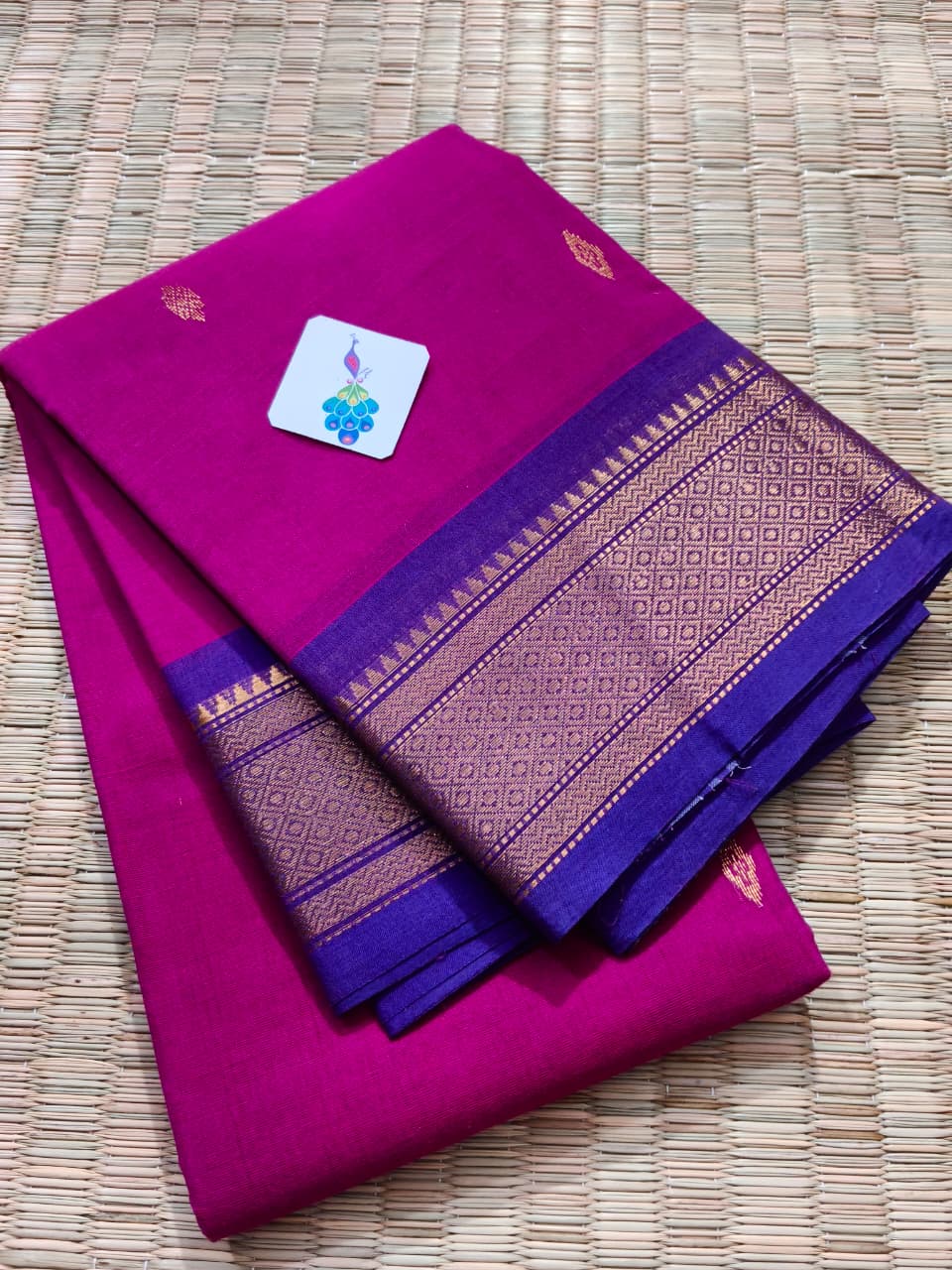 KC5507 Pure Cotton Elegant Pallu Saree - Image 21