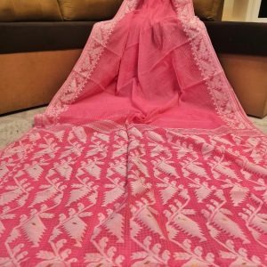 Premium Kota Soft Jamdani Check Saree