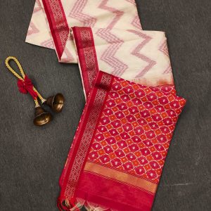 Yukti Leheriya Soft Desi Tussar Silk Saree