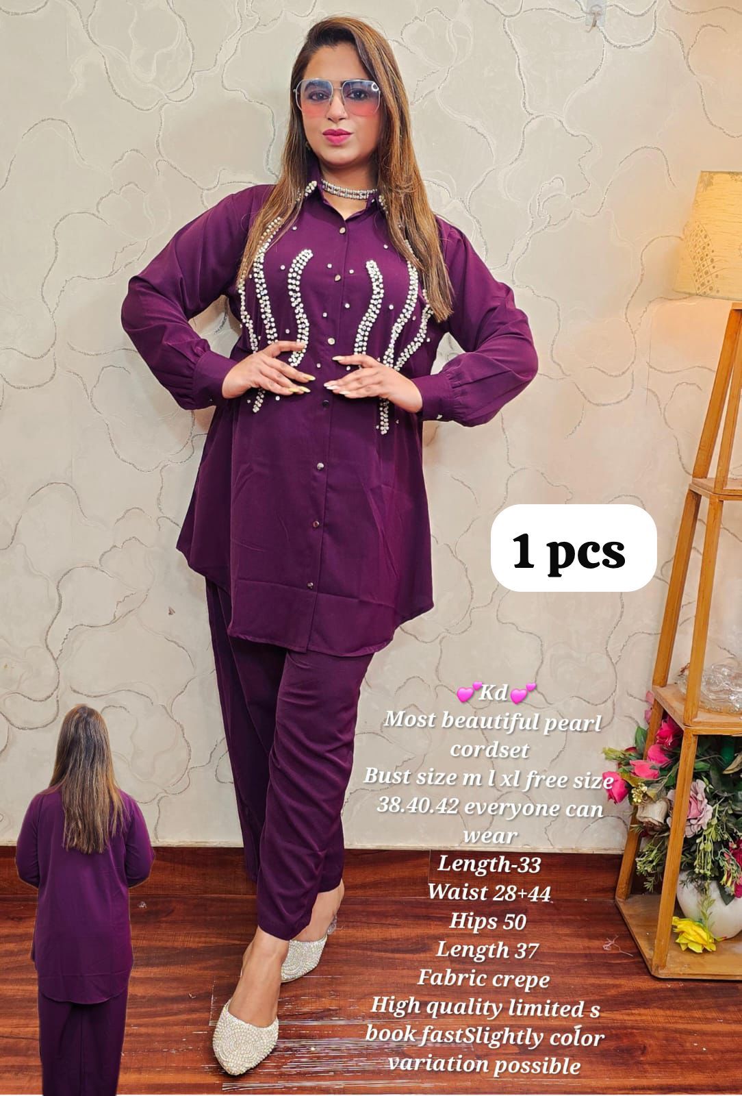 Pearl Grace Luxe Co-ord Set
