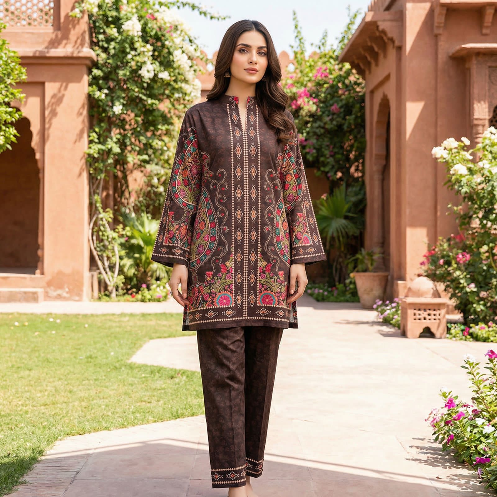 Velora Vogue Turkish Linen Cotton Co-ord Set - Image 4