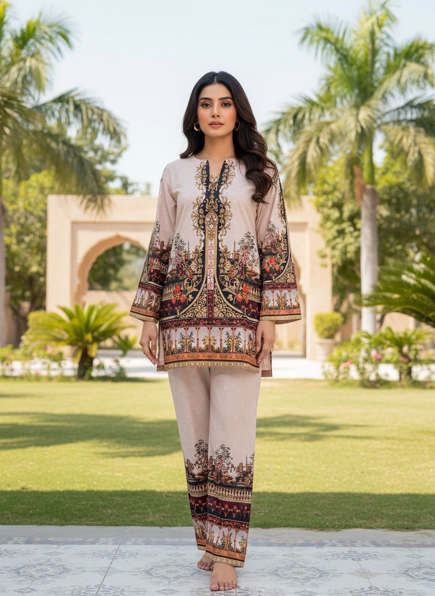 Velora Vogue Turkish Linen Cotton Co-ord Set - Image 8