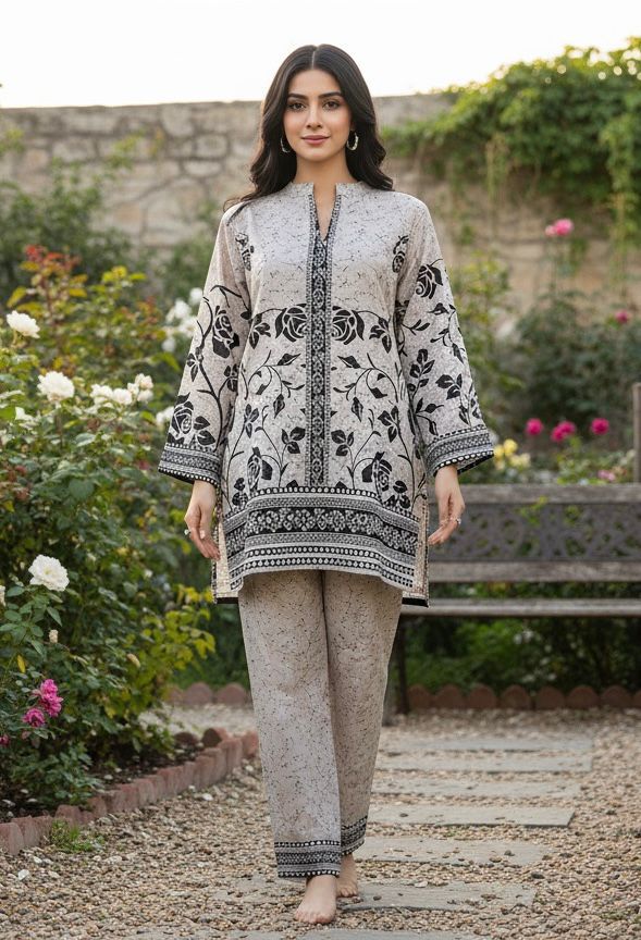Velora Vogue Turkish Linen Cotton Co-ord Set - Image 2