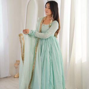 Regal Faux Anarkali 3 Piece Set with Kota Dupatta