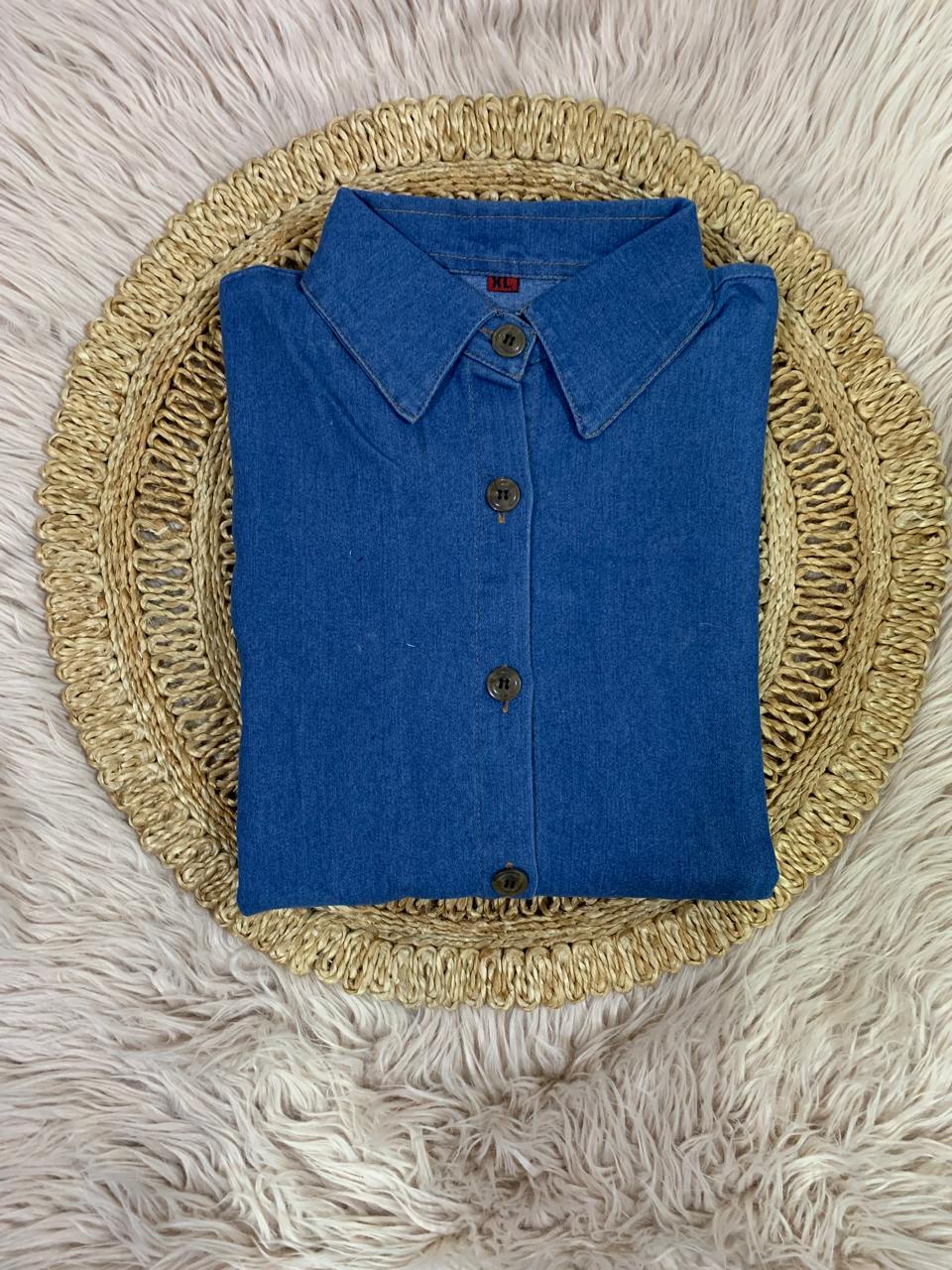 Classic Utility Pocket Denim Dress - Image 4