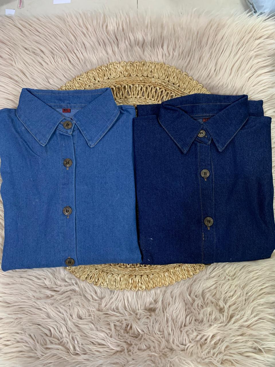 Classic Utility Pocket Denim Dress - Image 5