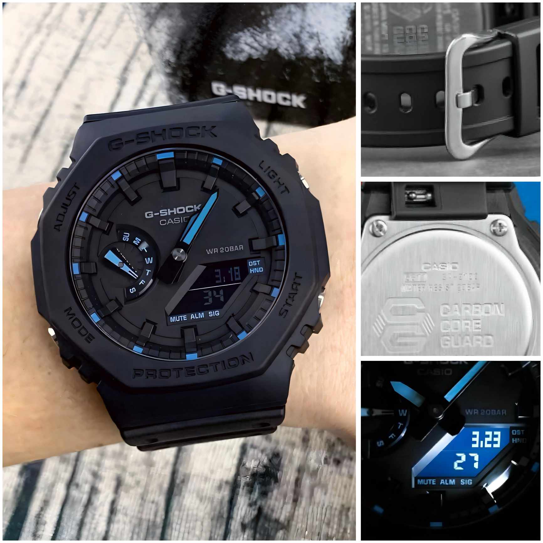 G-Shok Cesio Oak Premium Analog-Digital Watch Collection