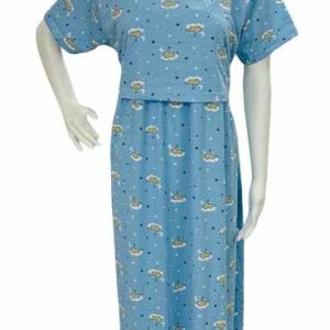 Zipless Cotton Feeding Maxi Dress