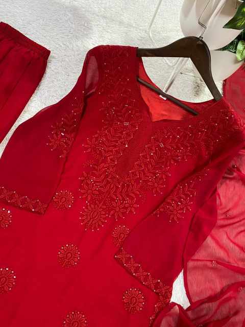 AE-456 – Designer Sequence Embroidered Sharara Pair - Image 4
