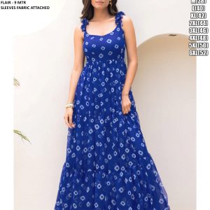 VOL-26 Premium Designer 1-Piece Ethnic Fusion Outfit