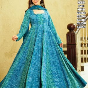 130404 Premium Designer 1-Piece Ethnic Fusion Outfit