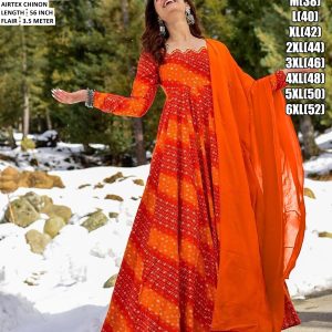 VOL-21 Premium Designer 1-Piece Ethnic Fusion Outfit